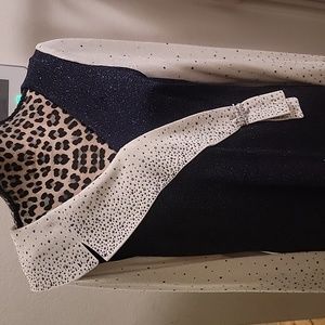 Women dress with sequin and matching new hat